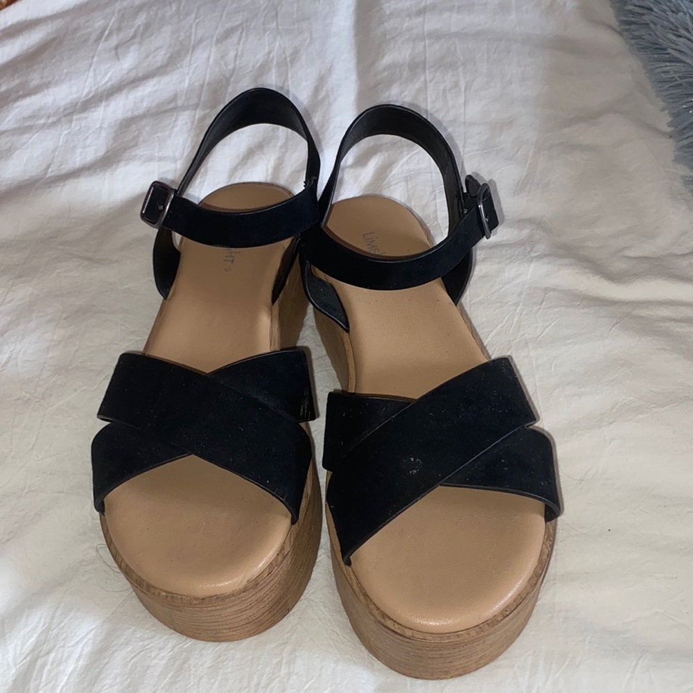 Black Platform Sandals